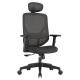 VERO OFFICE CHAIR ERGOSTYLE 2040 BLACK with HEADREST (OCM2040M) VERO OFFICE CHAIR ERGOSTYLE 2040 BLACK with HEADREST (OCM2040M)