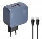 LDNIO φορτιστής τοίχου Q7 με καλώδιο USB-C, USB/Lightning/2x USB-C, GaN, 65W, μπλε (6933138603840) LDNIO φορτιστής τοίχου Q7 με καλώδιο USB-C, USB/Lightning/2x USB-C, GaN, 65W, μπλε (6933138603840)