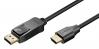 GOOBAY καλώδιο DisplayPort σε HDMI 80525, 8K/60Hz, 48 Gbps, 2m, μαύρο (80525) GOOBAY καλώδιο DisplayPort σε HDMI 80525, 8K/60Hz, 48 Gbps, 2m, μαύρο (80525)