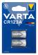 VARTA μπαταρία λιθίου CR123A, 3V, 2τμχ (4008496537327) VARTA μπαταρία λιθίου CR123A, 3V, 2τμχ (4008496537327)